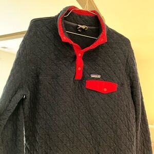 Patagonia quilted 1/4 button pullover